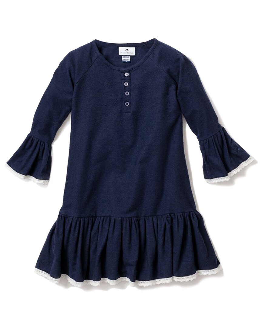 Ночная рубашка «Pleite Plume» из фланели «Arabella» Petite Plume, синий 
Ночная рубашка «Pleite Plume» из фланели «Arabella» Petite Plume, синий