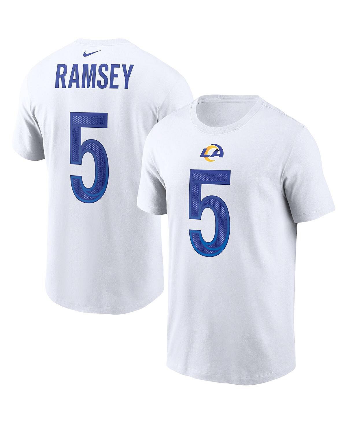Мужская футболка jalen ramsey white los angeles rams с именем и номером игрока Nike, белый
Мужская футболка jalen ramsey white los angeles rams с именем и номером игрока Nike, белый