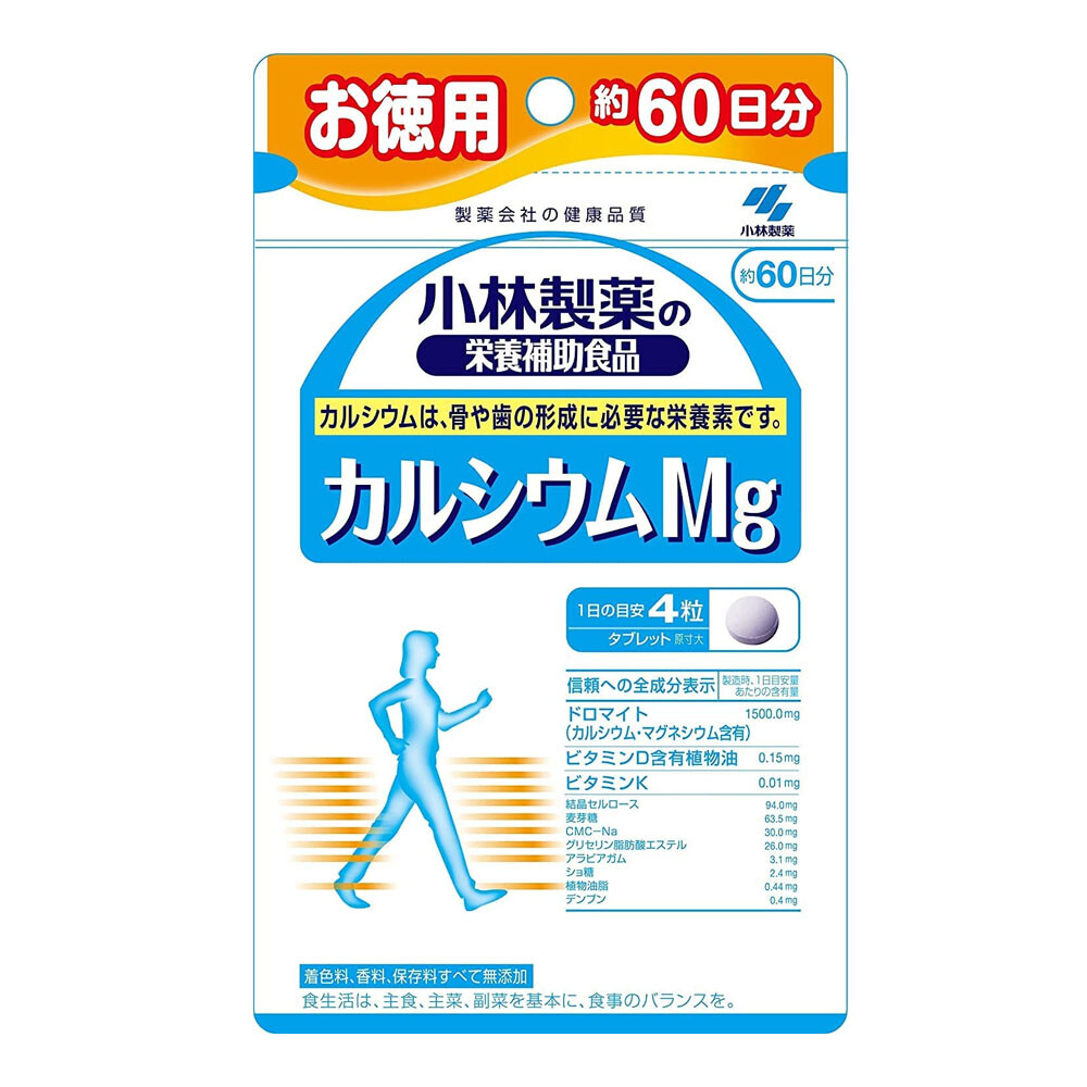 Комплекс с кальцием и магнием для укрепления костей и суставов Kobayashi Pharmaceutical Calcium Mg
Комплекс с кальцием и магнием для укрепления костей и суставов Kobayashi Pharmaceutical Calcium Mg