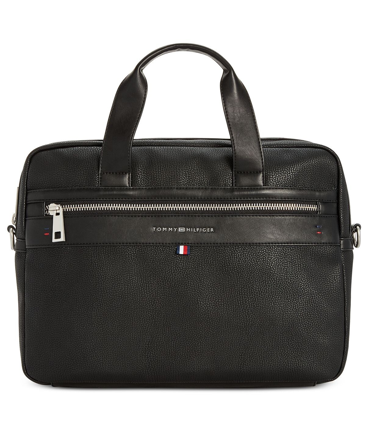 Мужской портфель Tommy Hilfiger Pebble Faux-Leather Leo Briefcase, черный
Мужской портфель Tommy Hilfiger Pebble Faux-Leather Leo Briefcase, черный