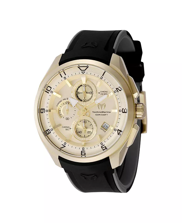 Мужские кварцевые часы tm-318132 Ocean с золотым циферблатом Technomarine, black
Мужские кварцевые часы tm-318132 Ocean с золотым циферблатом Technomarine, black