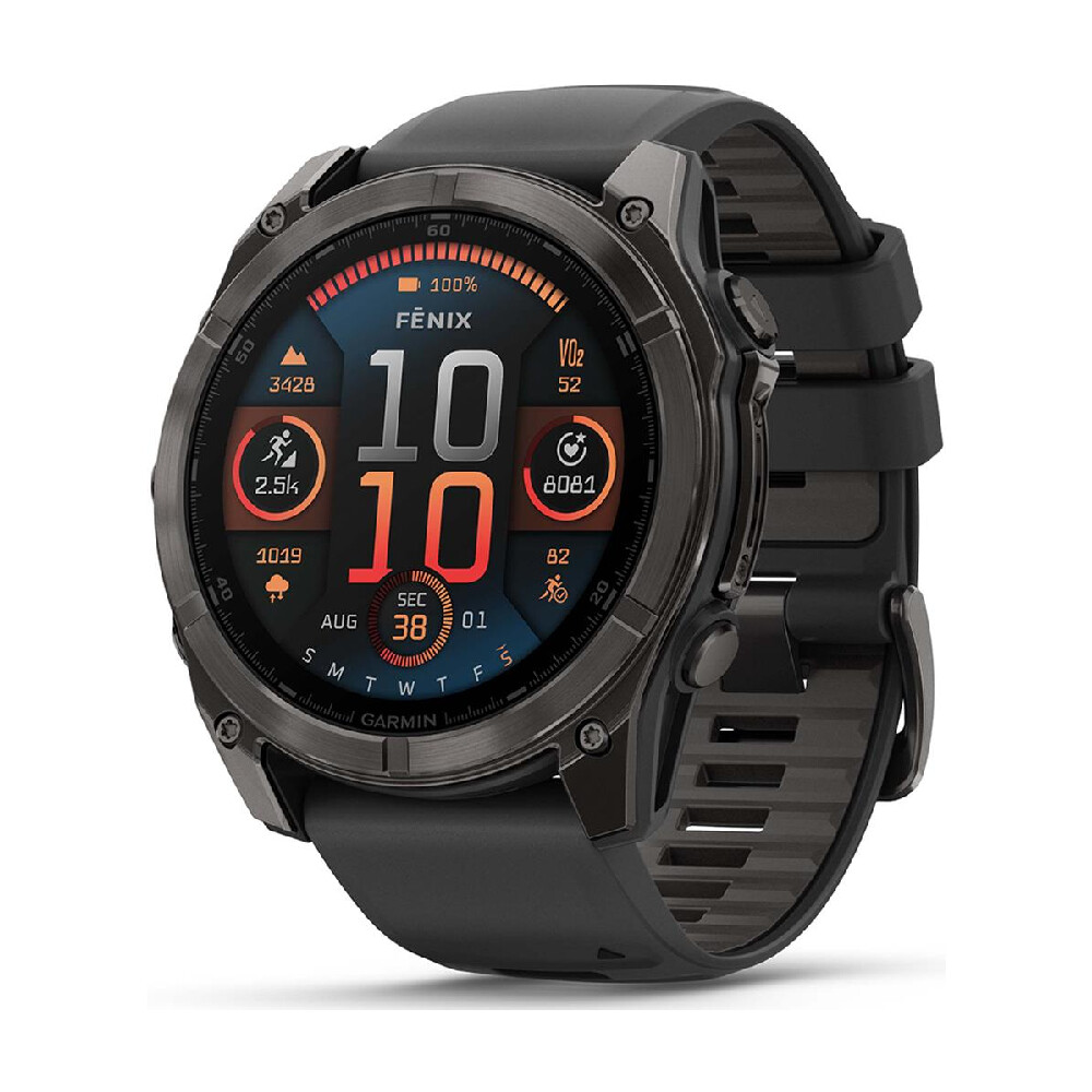 Умные часы Garmin Fenix 8, Sapphire, 51 мм, AMOLED 1.4", Wi-Fi, темно-серый
Умные часы Garmin Fenix 8, Sapphire, 51 мм, AMOLED 1.4", Wi-Fi, темно-серый