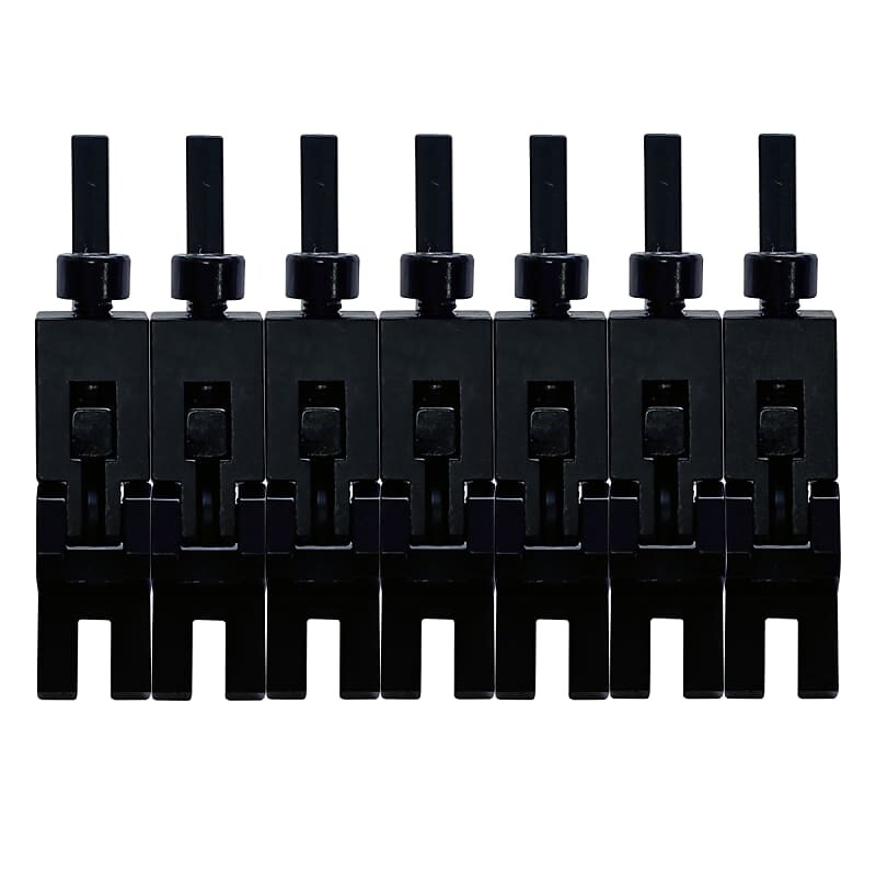 Подлинный комплект седла Floyd Rose 1000 Series Pro с 7 струнами — матово-черный 1000 Series Pro 7 String Saddle Set 
Подлинный комплект седла Floyd Rose 1000 Series Pro с 7 струнами — матово-черный 1000 Series Pro 7 String Saddle Set