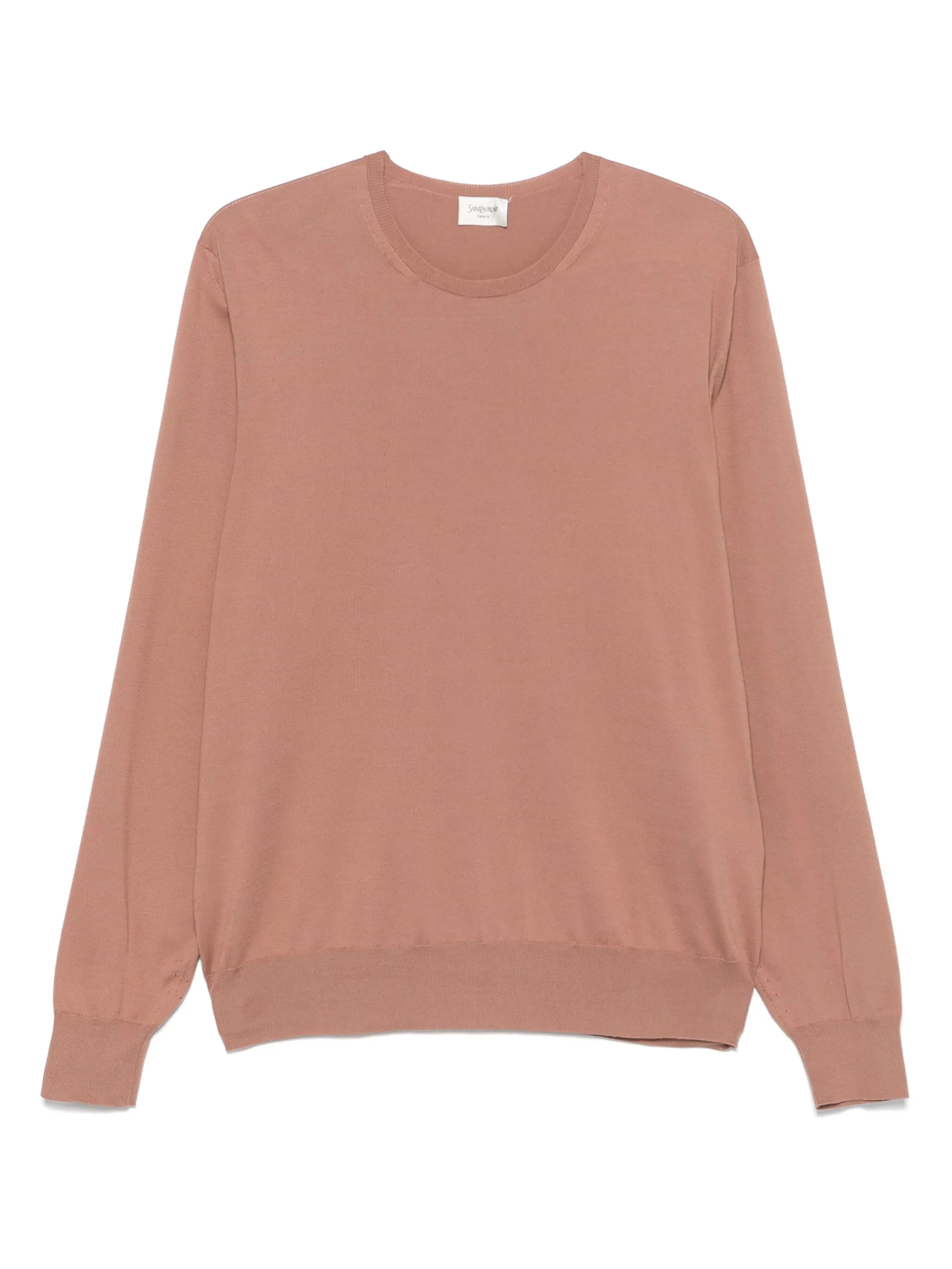 Футболка тонкой вязки Saint Laurent, коричневый
Футболка тонкой вязки Saint Laurent, коричневый