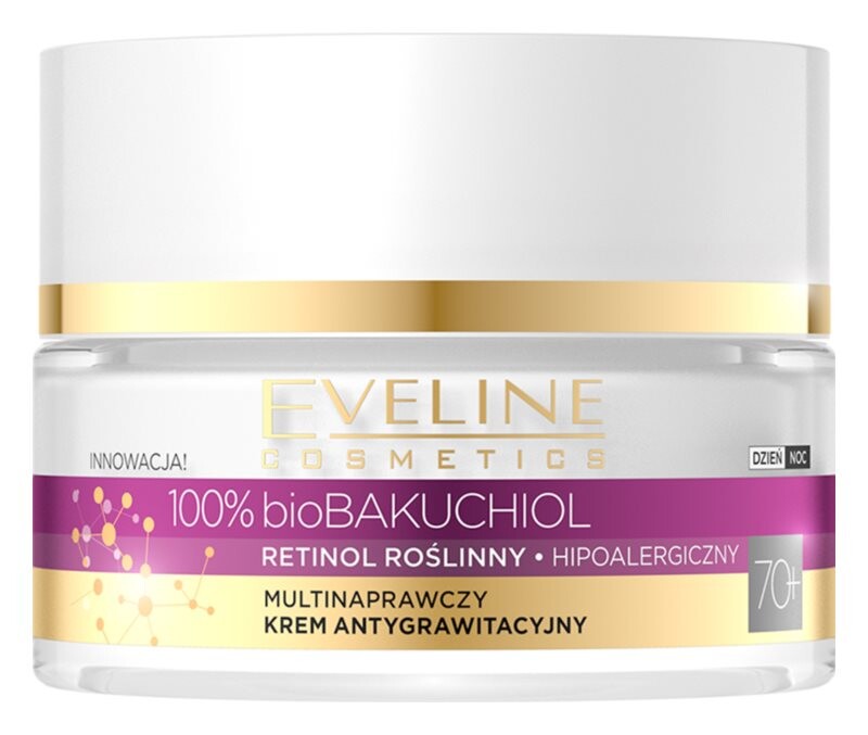 Корректирующий крем против признаков старения 70+ Eveline Cosmetics Bio Bakuchiol
Корректирующий крем против признаков старения 70+ Eveline Cosmetics Bio Bakuchiol