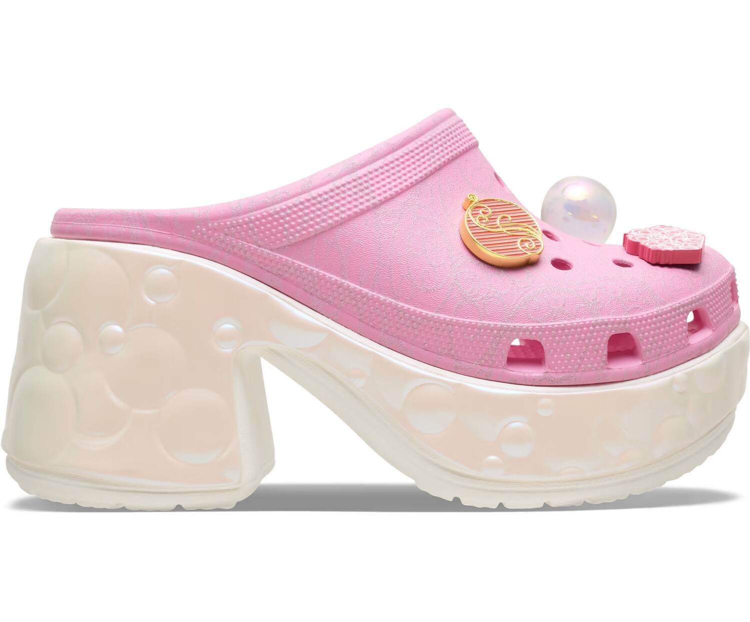 Сабо на платформе Crocs Wicked Glinda Siren, розовый 
Сабо на платформе Crocs Wicked Glinda Siren, розовый