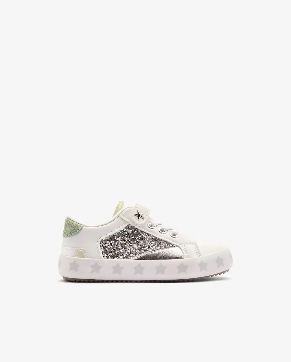 Детские низкие кеды с серебристым блестящим принтом Conguitos, серебряный
Детские низкие кеды с серебристым блестящим принтом Conguitos, серебряный