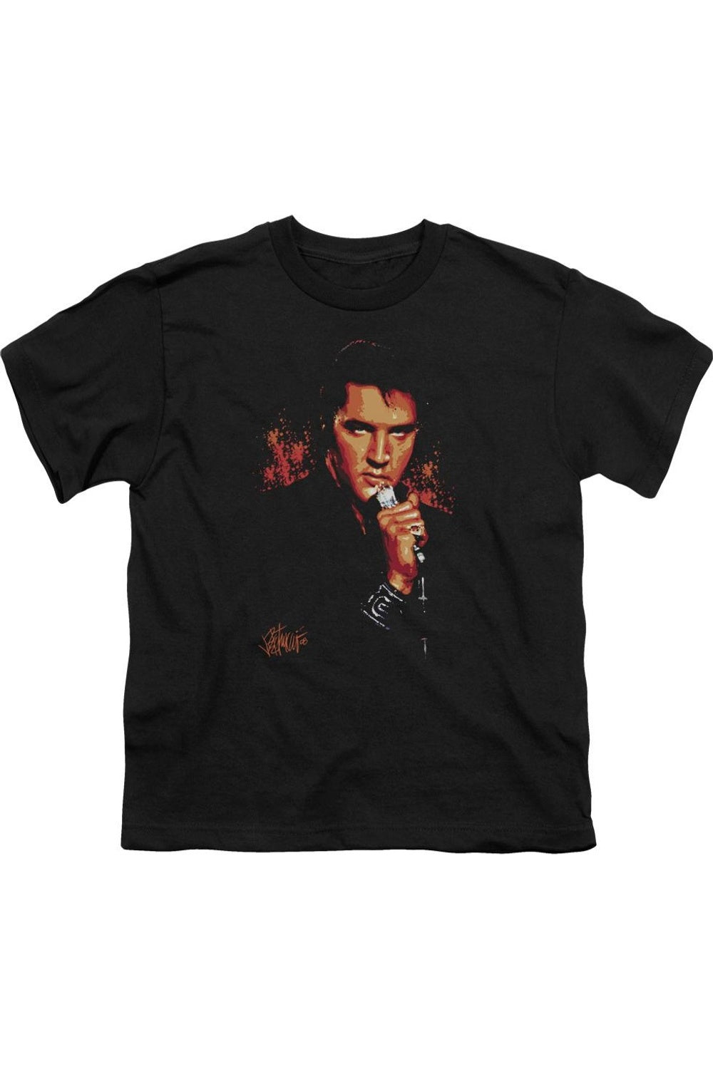 Футболка с коротким рукавом для подростков Elvis Presley Trouble Gildan, черный 
Футболка с коротким рукавом для подростков Elvis Presley Trouble Gildan, черный