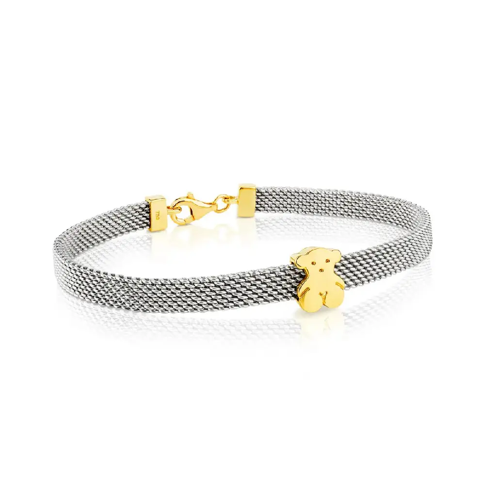 Браслет Tous Mesh Bear Motif, сталь/золото
Браслет Tous Mesh Bear Motif, сталь/золото