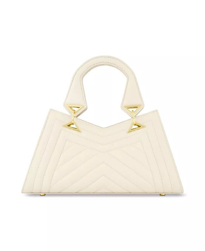 Стеганая угловатая сумка из кожи напа Mac Duggal, бежевый
Стеганая угловатая сумка из кожи напа Mac Duggal, бежевый