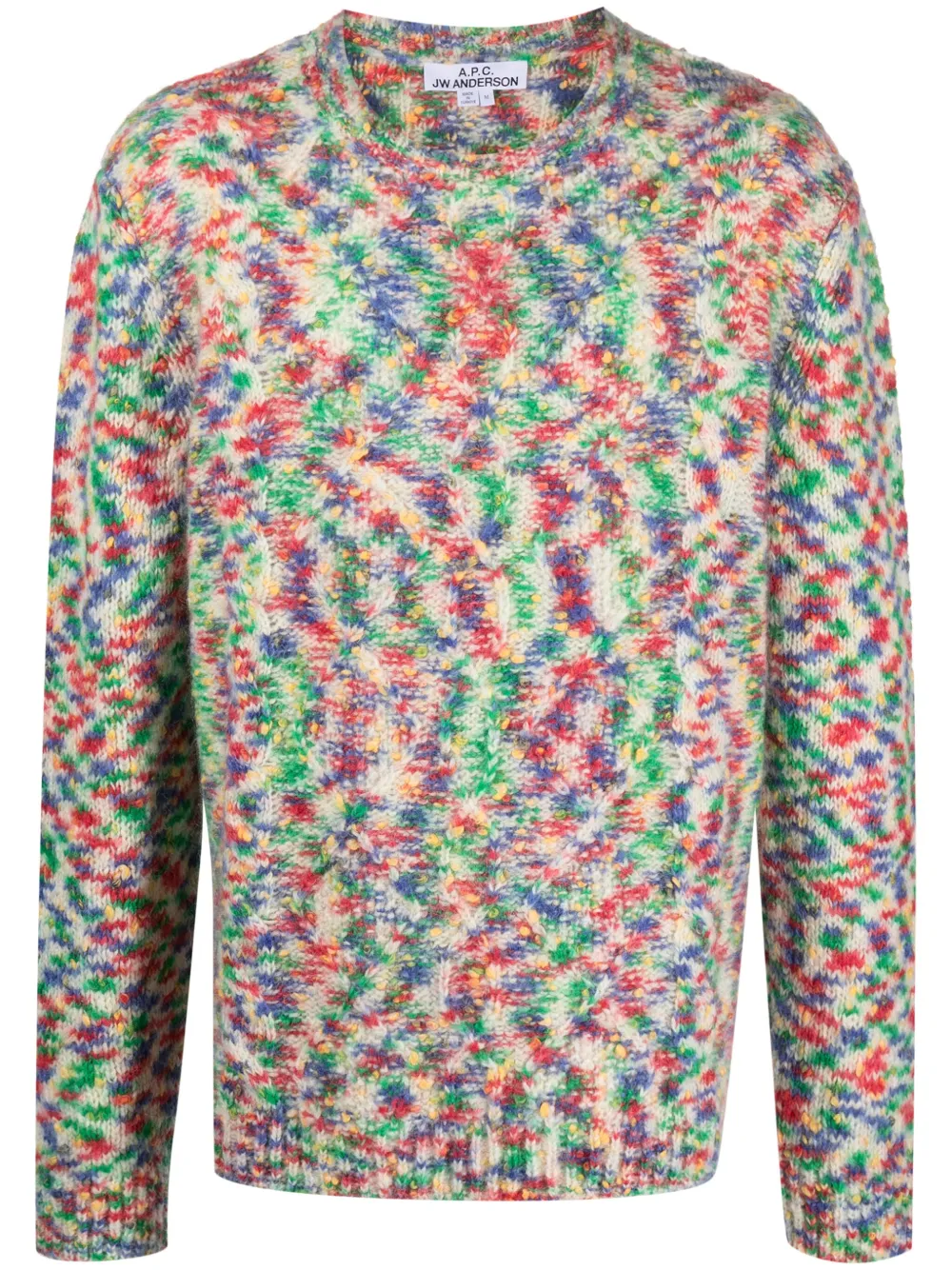 Джемпер с круглым вырезом A.P.C., белый
Джемпер с круглым вырезом A.P.C., белый