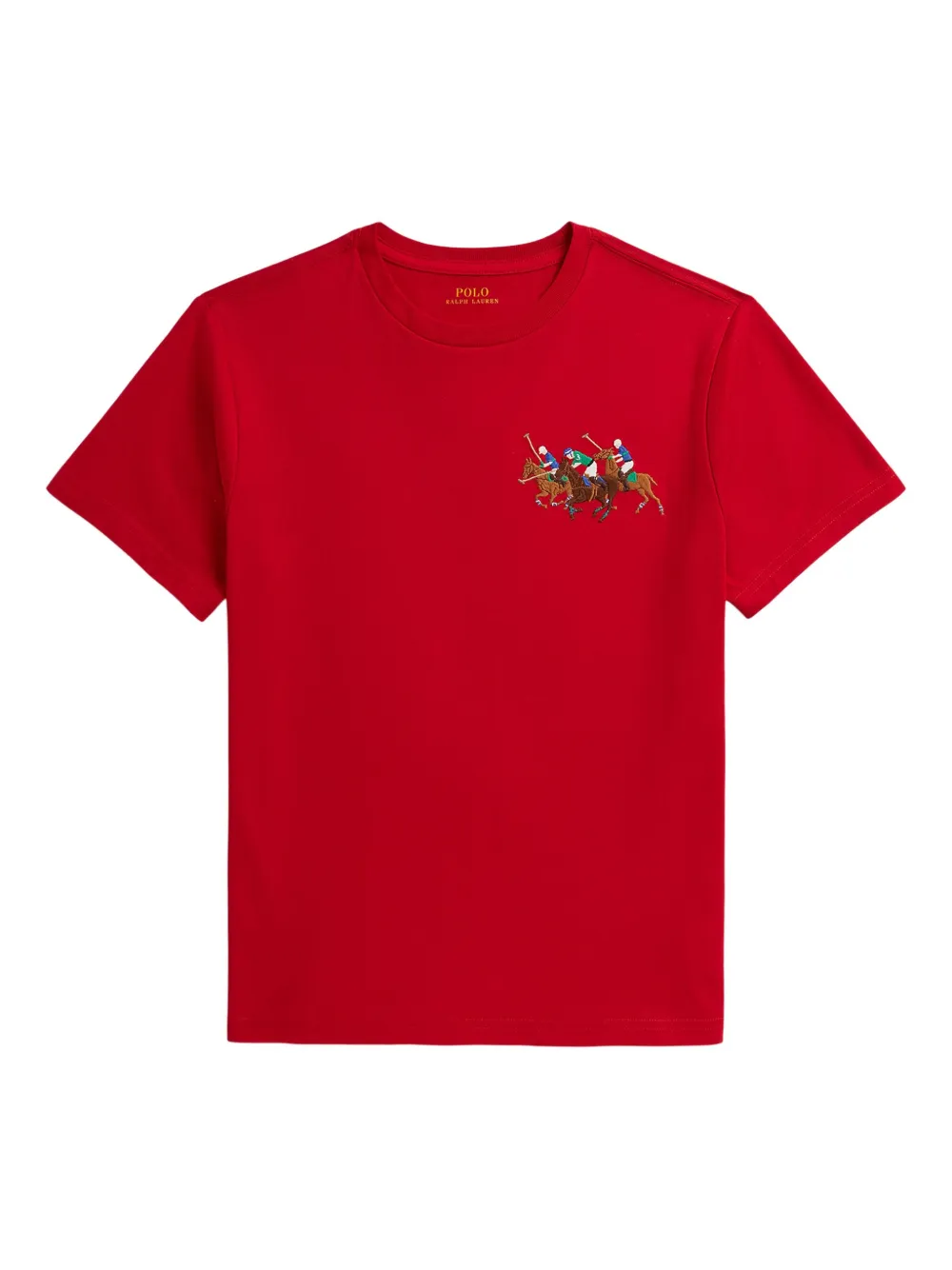 Футболка с круглым вырезом Polo Ralph Lauren Kids, красный
Футболка с круглым вырезом Polo Ralph Lauren Kids, красный