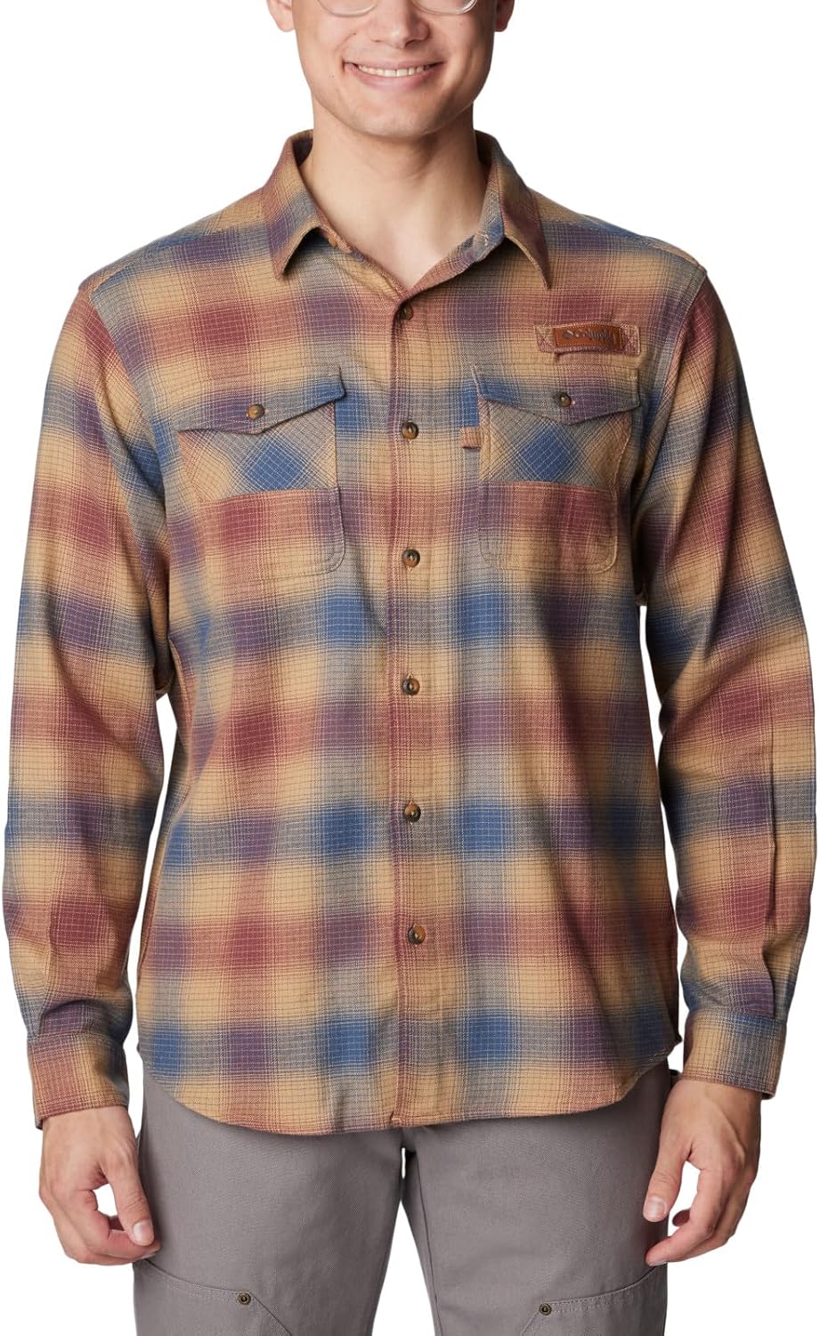 Columbia мужская фланелевая рубашка Roughtail с длинным рукавом, Zinc Buck Plaid
Columbia мужская фланелевая рубашка Roughtail с длинным рукавом, Zinc Buck Plaid