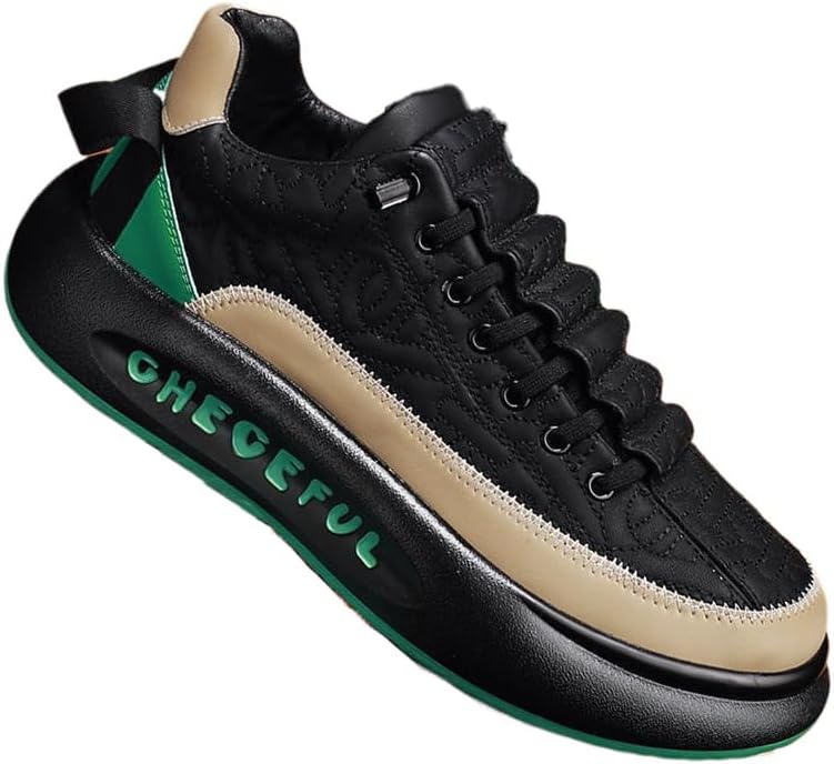 Мужские стильные массивные кеды для скейтборда - модный уличный стиль с удобной мягкой подошвой, не скользящей, для прогулок и повседневной носки Fmshi, темно-зеленый
Мужские стильные массивные кеды для скейтборда - модный уличный стиль с удобной мягкой подошвой, не скользящей, для прогулок и повседневной носки Fmshi, темно-зеленый