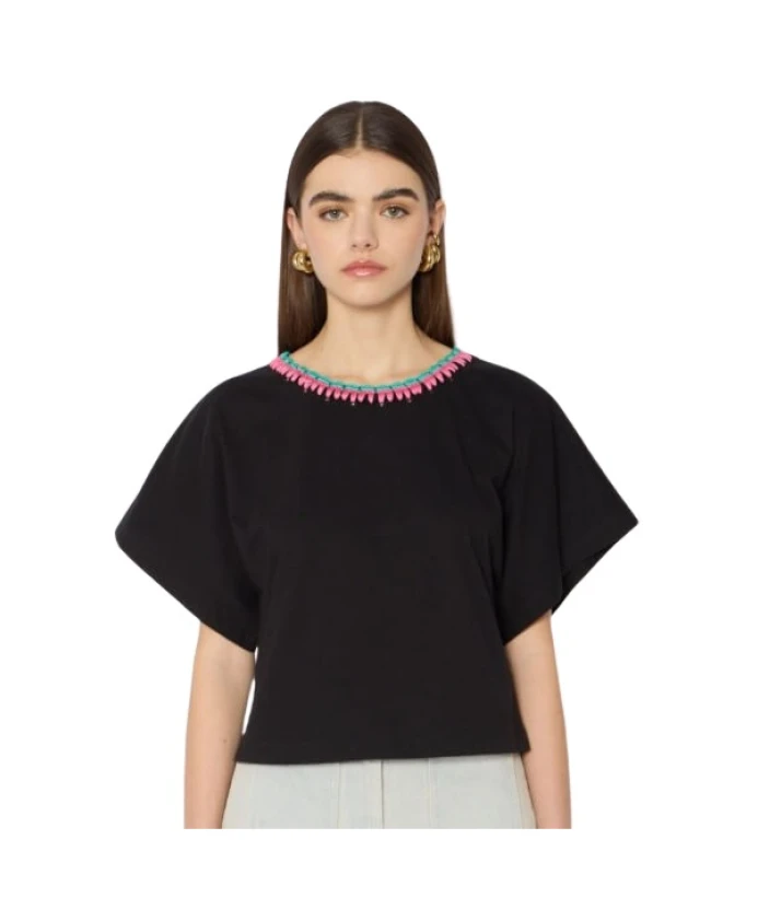 Хлопковая футболка в стиле кимоно Berenice, черный
Хлопковая футболка в стиле кимоно Berenice, черный