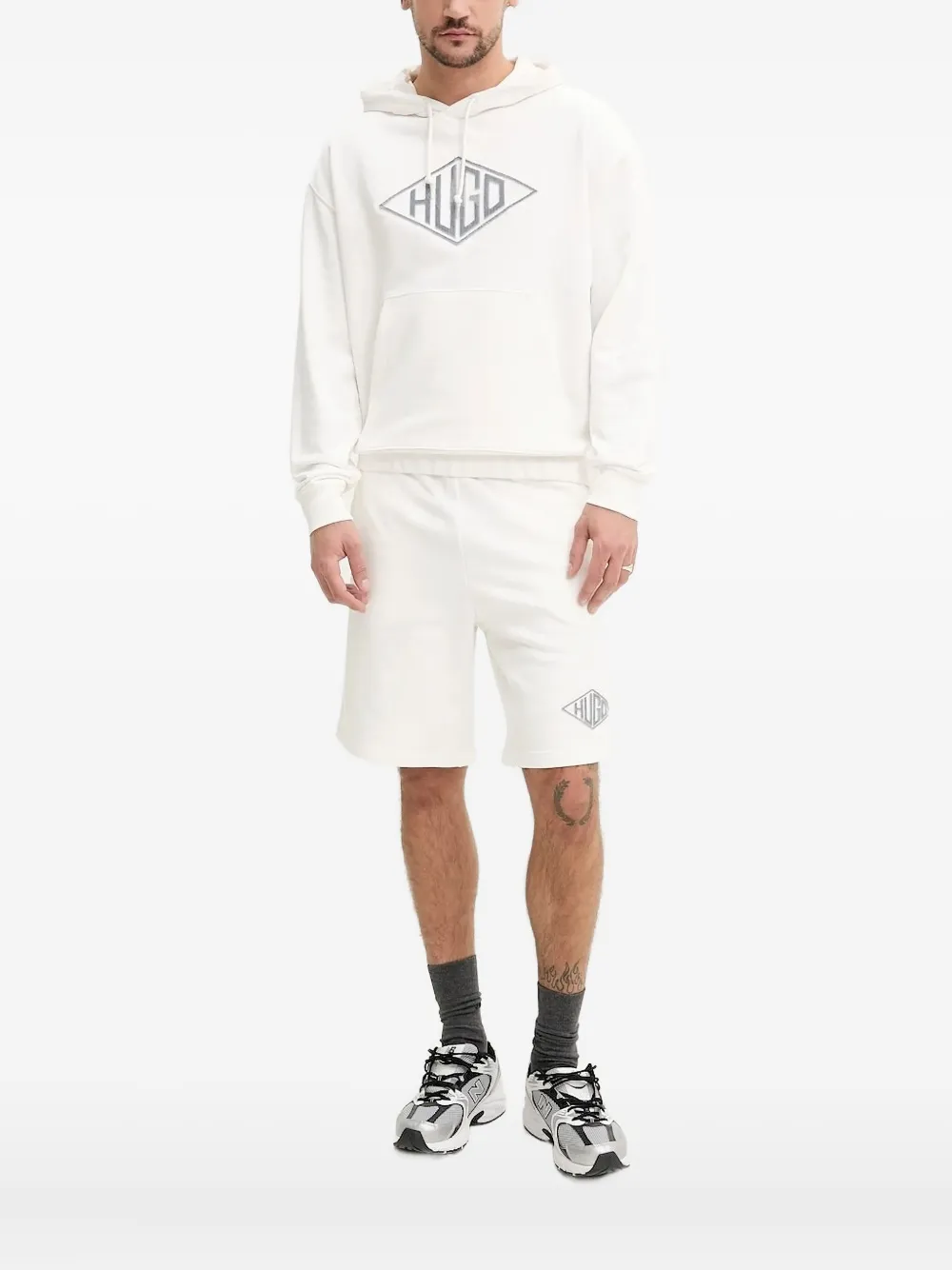 Толстовка с логотипом HUGO, белый
Толстовка с логотипом HUGO, белый