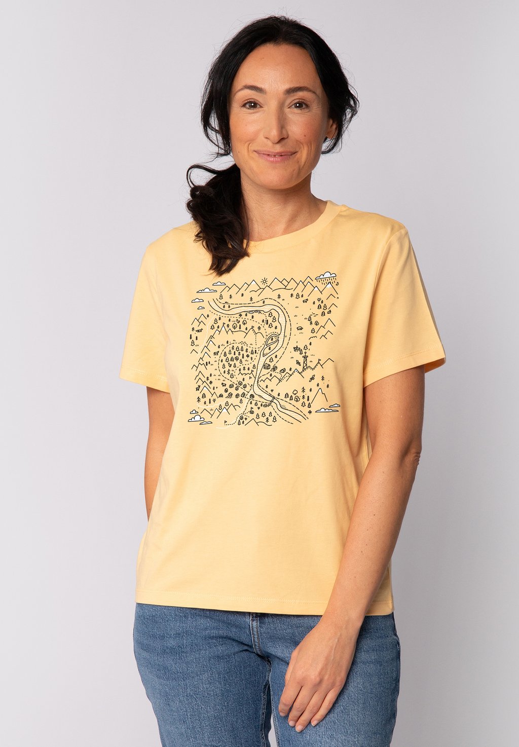 Футболка с принтом LANDSCHAFT watapparel, желтый
Футболка с принтом LANDSCHAFT watapparel, желтый