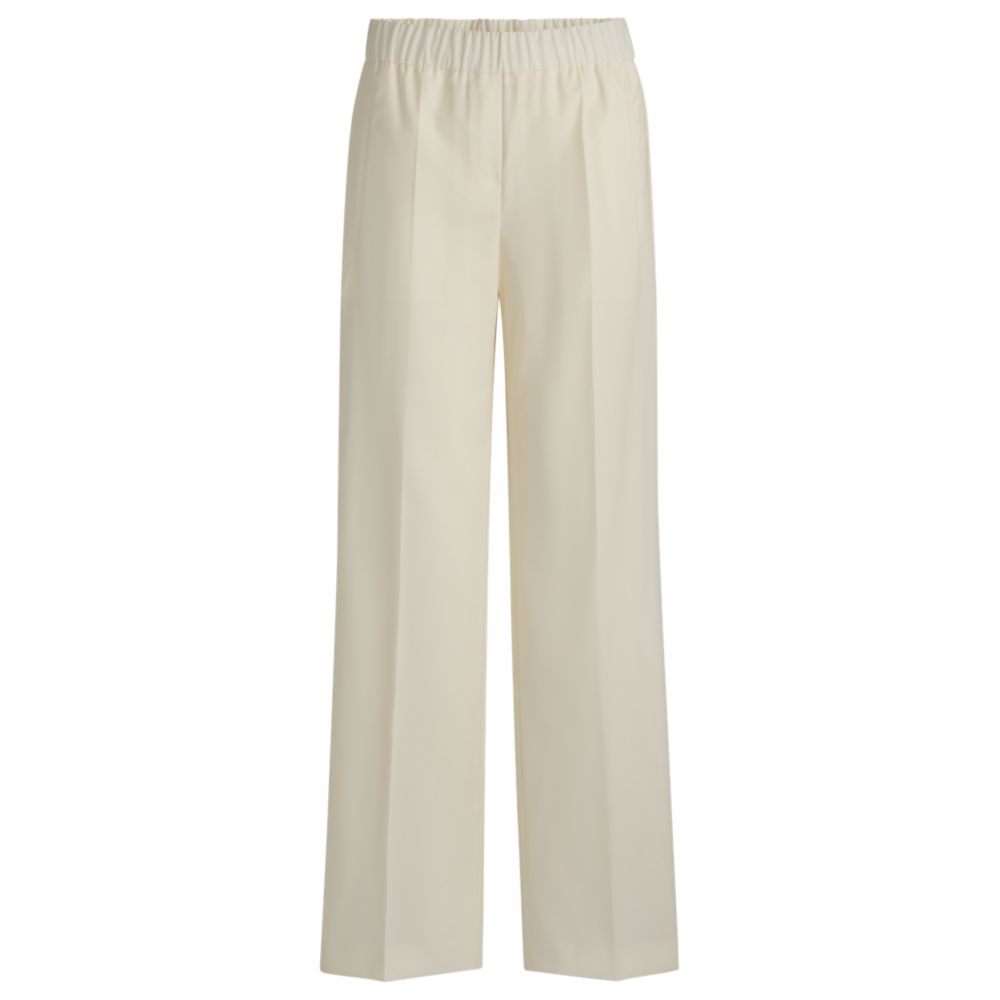 Свободные брюки из шерсти BOSS, белый
Свободные брюки из шерсти BOSS, белый