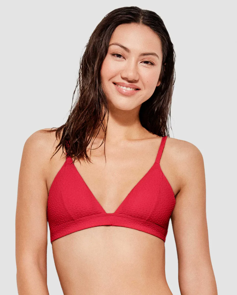 Верх бикини без косточек и съемной пены Gisela, красный
Верх бикини без косточек и съемной пены Gisela, красный