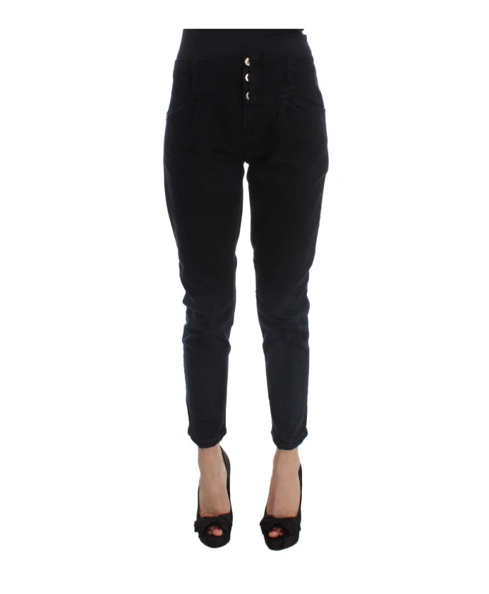 Костюмные национальные хлопковые укороченные джинсы узкого кроя Costume National, черный
Костюмные национальные хлопковые укороченные джинсы узкого кроя Costume National, черный