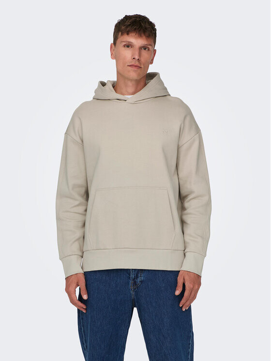 Толстовка свободного кроя Only & Sons, бежевый
Толстовка свободного кроя Only & Sons, бежевый