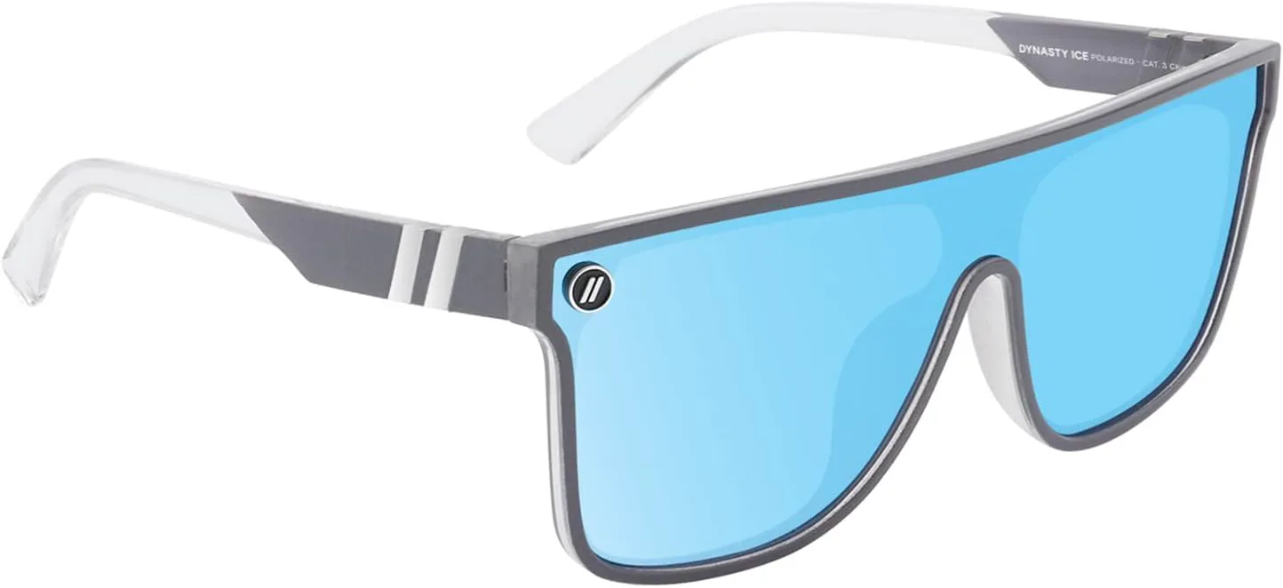 Солнцезащитные очки Blenders Eyewear SciFi – поляризованные – однолинзовые с плоской верхней частью – 100% защита от УФ-излучения – для мужчин и женщин, Dynasty Ice
Солнцезащитные очки Blenders Eyewear SciFi – поляризованные – однолинзовые с плоской верхней частью – 100% защита от УФ-излучения – для мужчин и женщин, Dynasty Ice