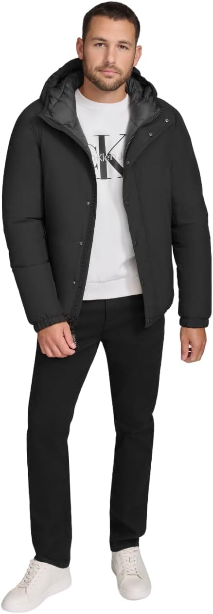 Водонепроницаемая куртка Calvin Klein Mens Everyday Essential, Black
Водонепроницаемая куртка Calvin Klein Mens Everyday Essential, Black