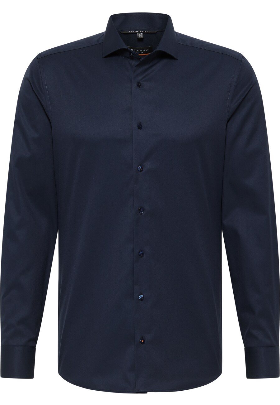 Рубашка делового кроя Slim Fit ETERNA, темно-синий
Рубашка делового кроя Slim Fit ETERNA, темно-синий