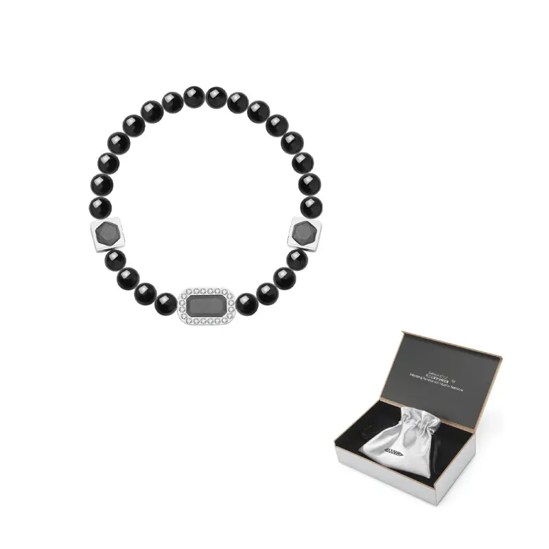 Обсидиановый нефритовый браслет унисекс BABAMA
Обсидиановый нефритовый браслет унисекс BABAMA