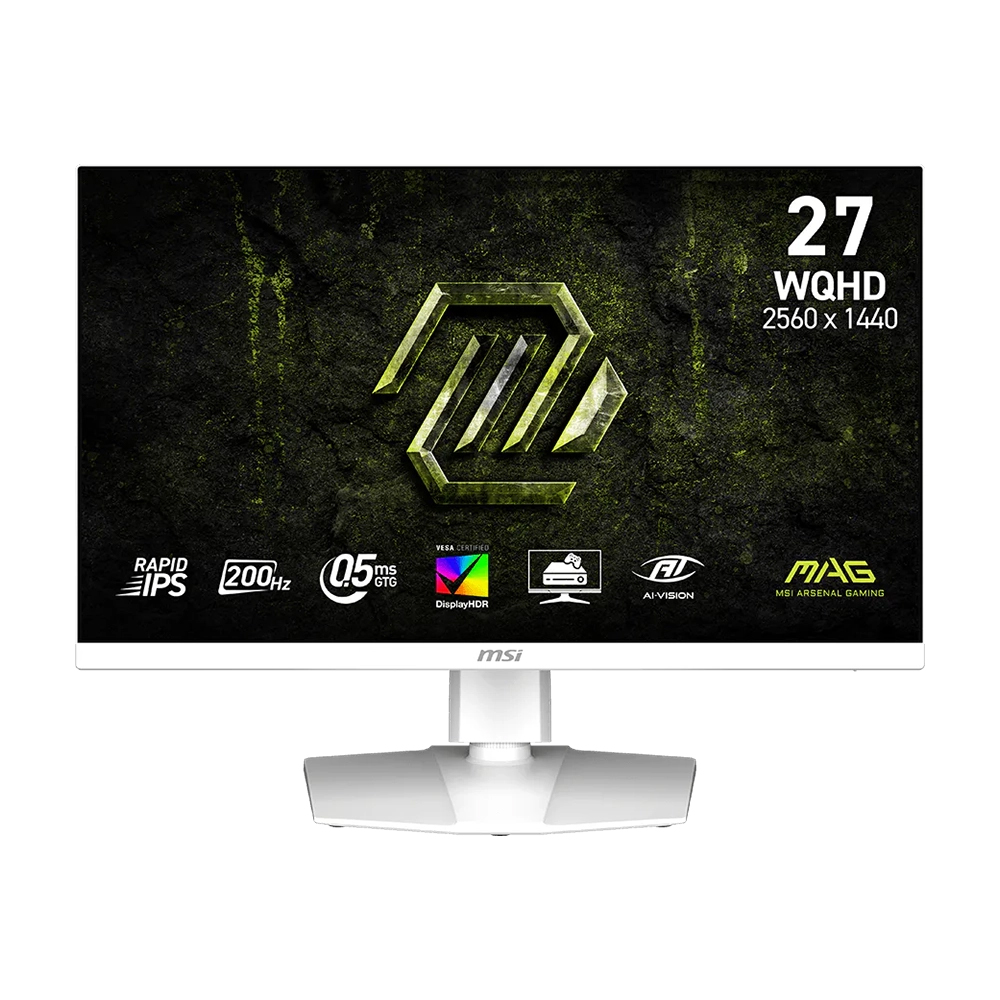 Игровой монитор MSI MAG 274QRFW E20, 27", 2560x1440, 200 Гц, Rapid IPS, белый
Игровой монитор MSI MAG 274QRFW E20, 27", 2560x1440, 200 Гц, Rapid IPS, белый