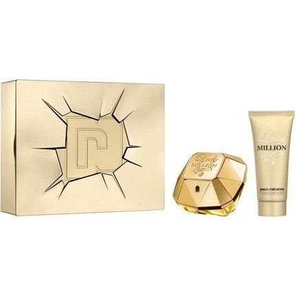 Paco Rabanne - Подарочный набор Lady Million, парфюмированная вода 80 мл и лосьон для тела 100 мл Lady Million
Paco Rabanne - Подарочный набор Lady Million, парфюмированная вода 80 мл и лосьон для тела 100 мл Lady Million