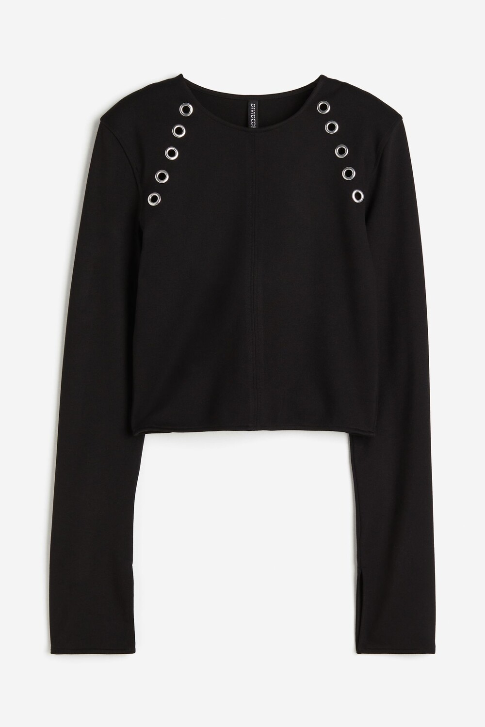 Топ H&M Grommet-detail, черный
Топ H&M Grommet-detail, черный