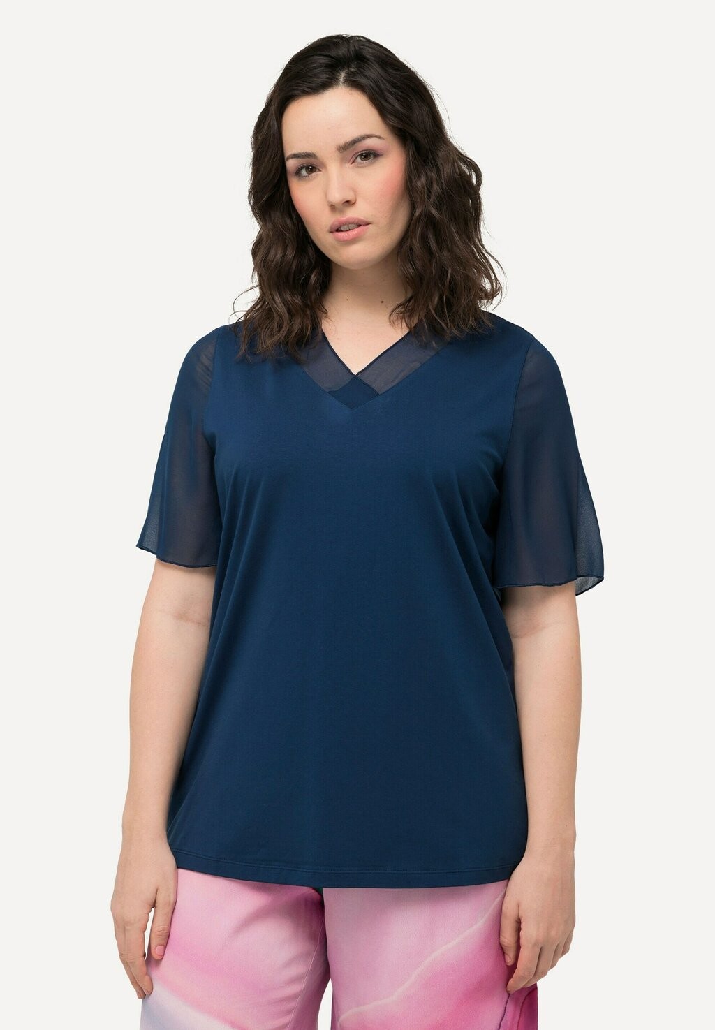 Блуза V-NECK Ulla Popken, синий
Блуза V-NECK Ulla Popken, синий