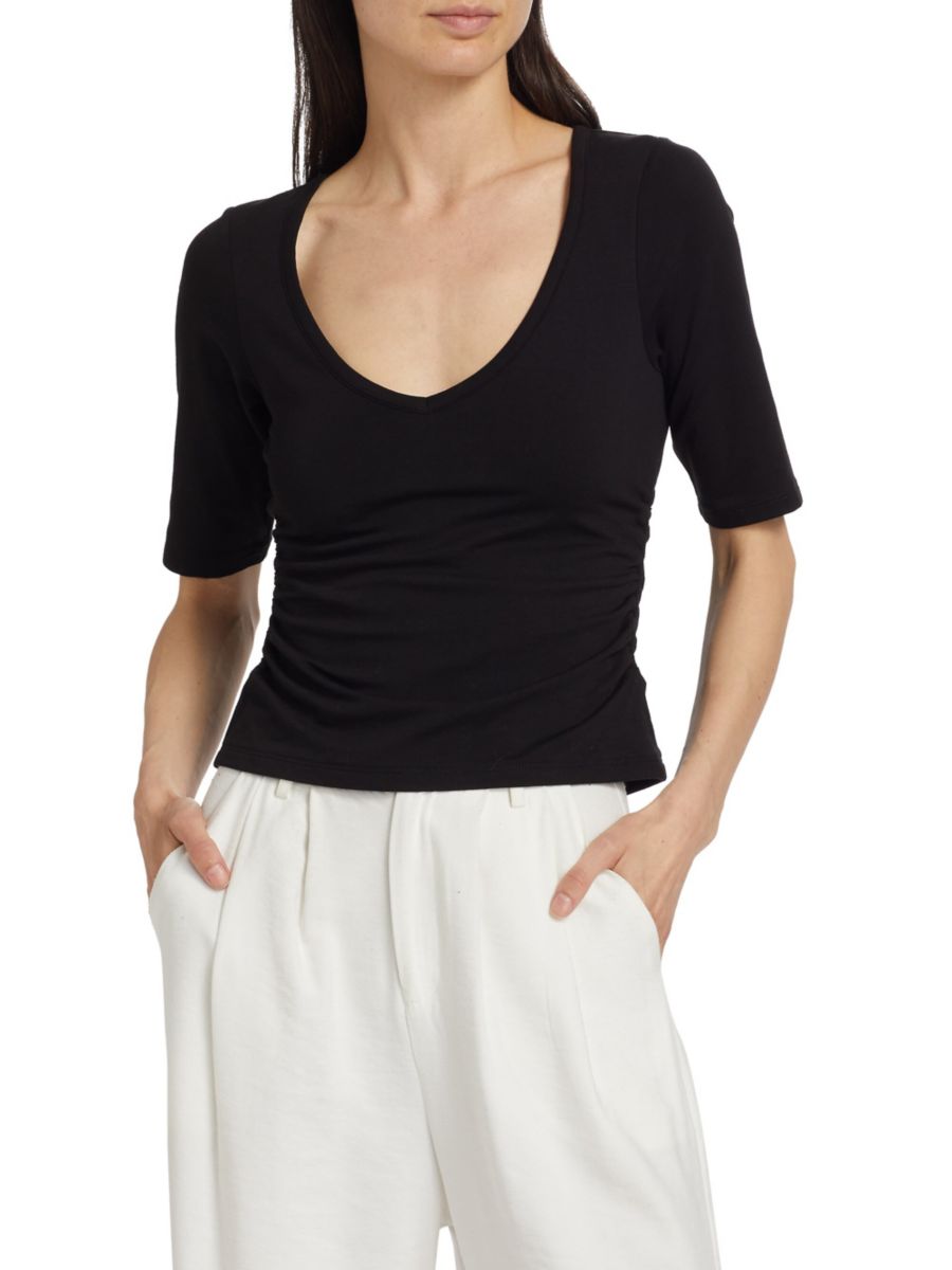 Футболка из хлопковой смеси ATM Anthony Thomas Melillo, черный
Футболка из хлопковой смеси ATM Anthony Thomas Melillo, черный