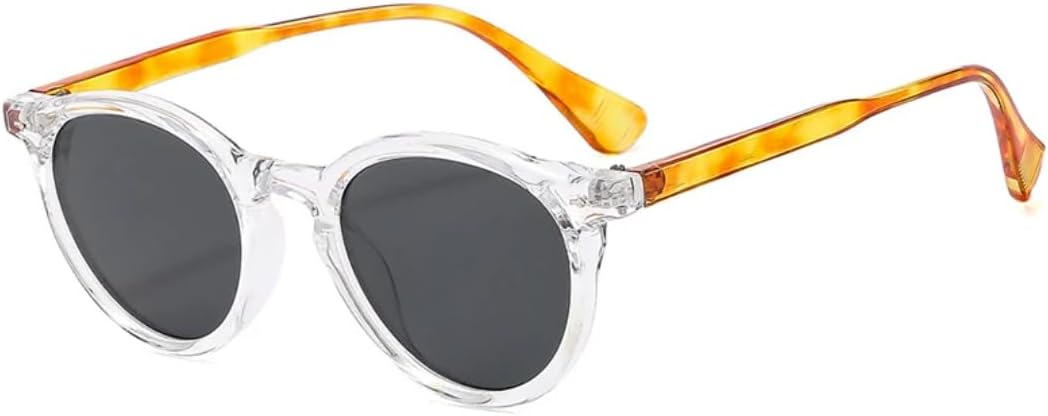 Ретро круглые панк-солнцезащитные очки для мужчин с заклепками, защита от УФ-излучения UV400, модные, двухцветные, женские, с леопардовым принтом UUPTTPL, Clear Amber Gray
Ретро круглые панк-солнцезащитные очки для мужчин с заклепками, защита от УФ-излучения UV400, модные, двухцветные, женские, с леопардовым принтом UUPTTPL, Clear Amber Gray