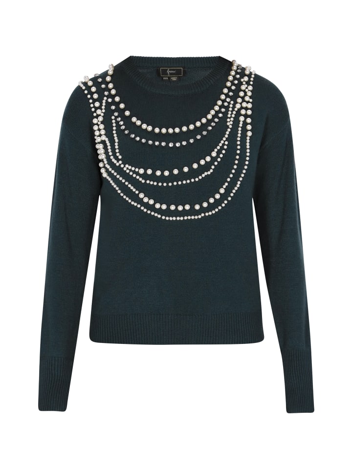 Пуловер faina Pullover, темно-зеленый
Пуловер faina Pullover, темно-зеленый