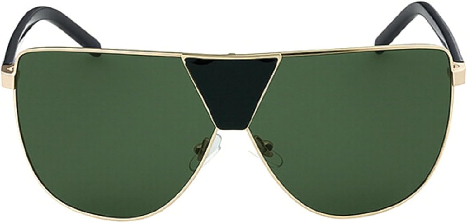 Модные солнцезащитные очки-пилот большого размера для женщин и мужчин, солнцезащитные очки-щитки в стиле ретро-винтаж 70-х годов с защитой от УФ-излучения mincl, Green
Модные солнцезащитные очки-пилот большого размера для женщин и мужчин, солнцезащитные очки-щитки в стиле ретро-винтаж 70-х годов с защитой от УФ-излучения mincl, Green