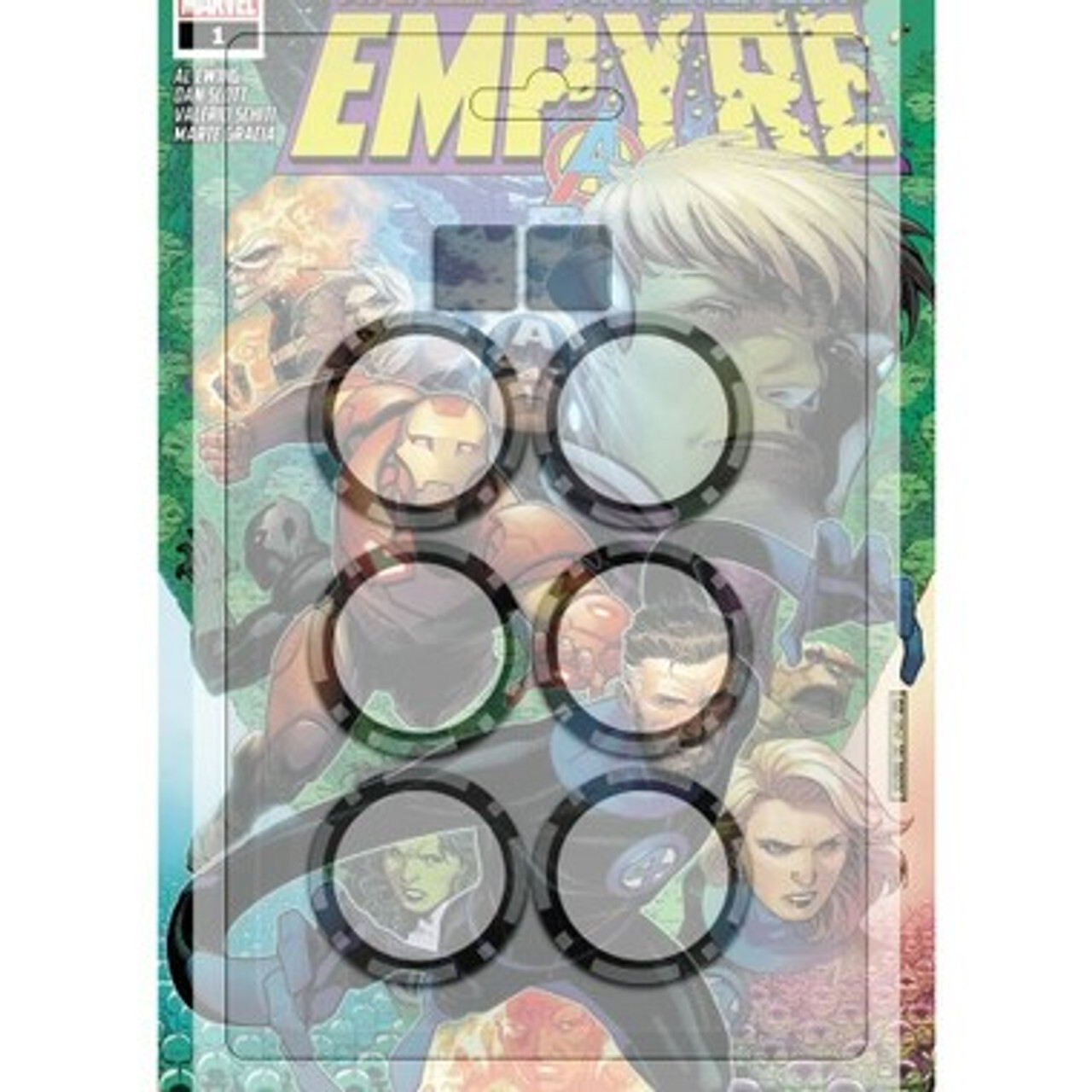 Миниатюра Marvel HeroClix: Avengers Fantastic Four Empyre - Dice & Token Pack
Миниатюра Marvel HeroClix: Avengers Fantastic Four Empyre - Dice & Token Pack