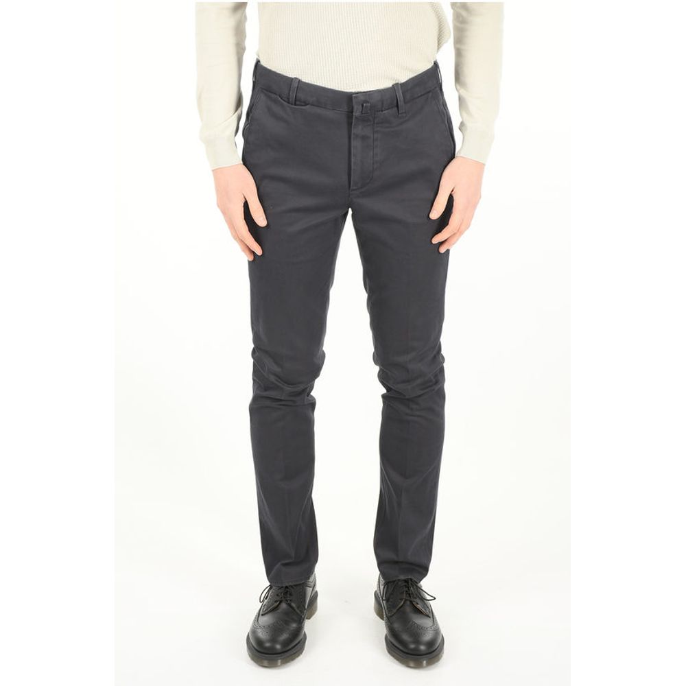 4-карманные TAILORED WASH брюки из эластичного хлопка Corneliani, Blue 
4-карманные TAILORED WASH брюки из эластичного хлопка Corneliani, Blue