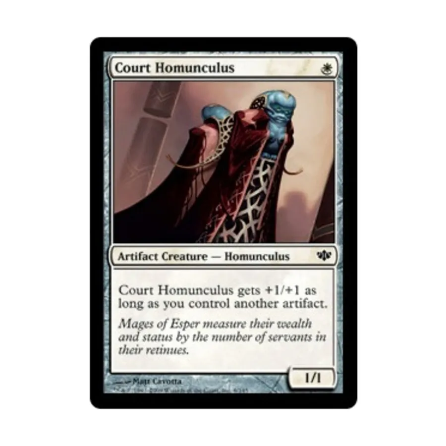 CCG Придворный гомункул (C) (Фольга), MTG - Conflux
CCG Придворный гомункул (C) (Фольга), MTG - Conflux