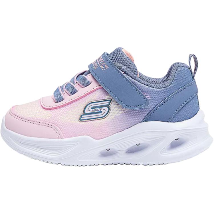 Skechers Kids Нескользящие и дышащие низкие туфли для малышей розового и серого цвета для младенцев и малышей 
Skechers Kids Нескользящие и дышащие низкие туфли для малышей розового и серого цвета для младенцев и малышей