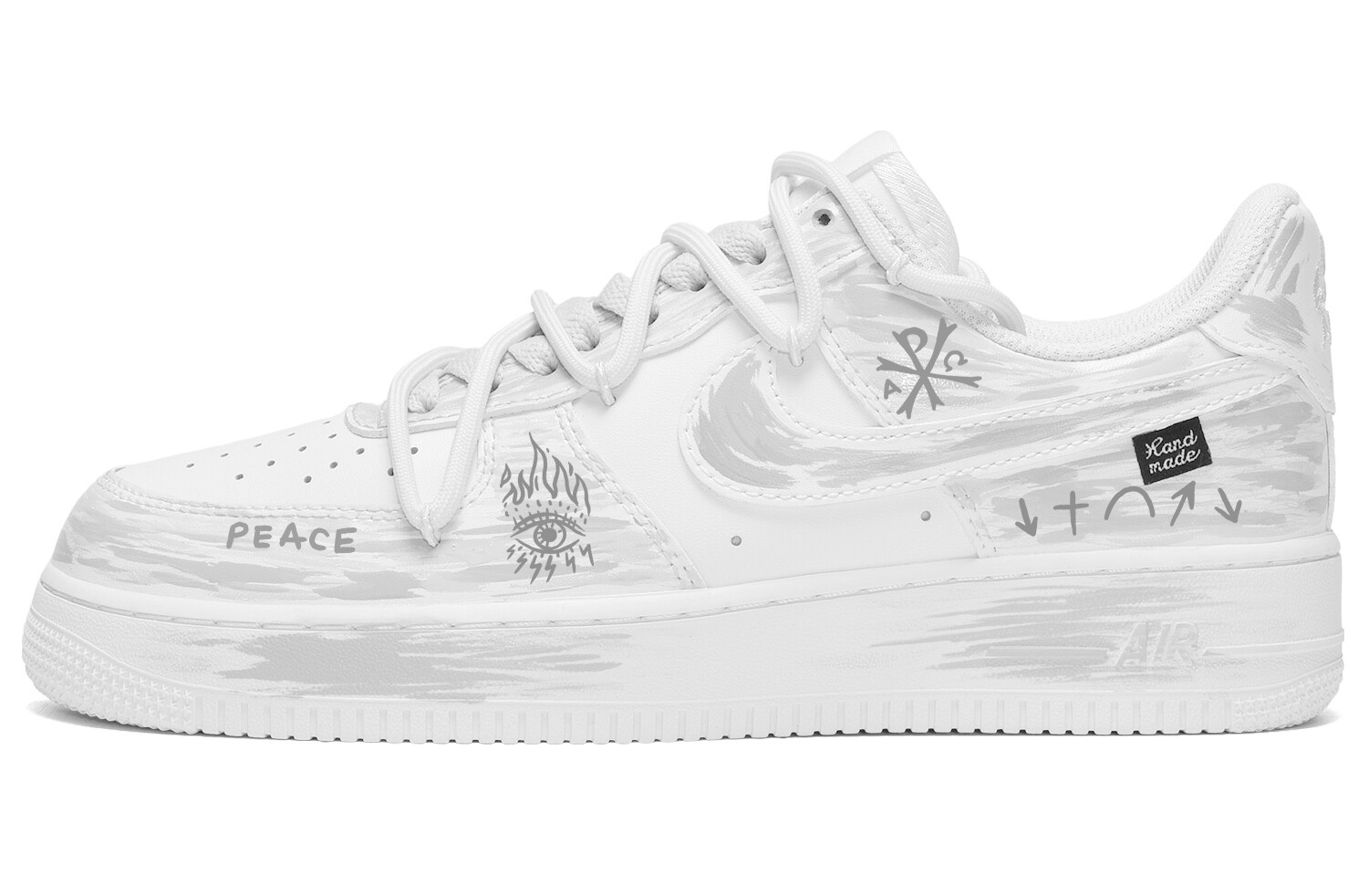 Кроссовки Nike Air Force 1 Skateboarding Shoes Unisex Low-top White/Gray, белый/серый
Кроссовки Nike Air Force 1 Skateboarding Shoes Unisex Low-top White/Gray, белый/серый