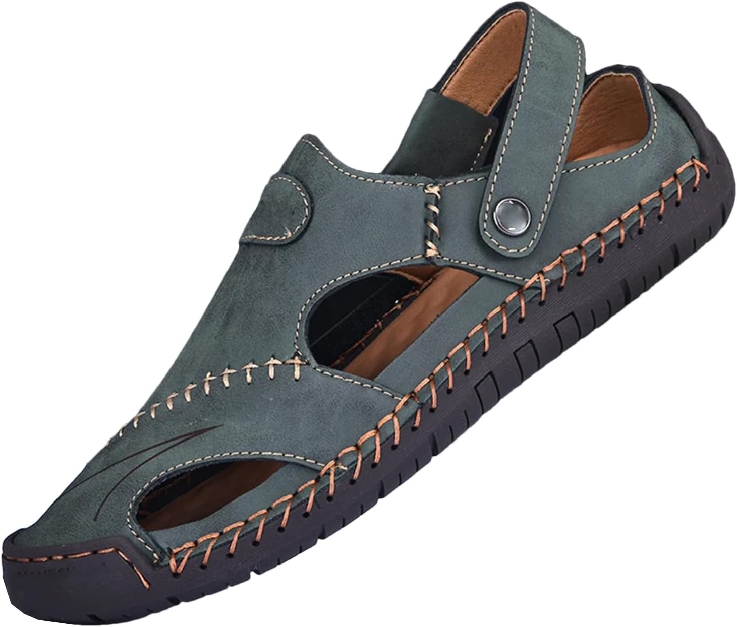 Летние сандалии ручной работы для мужчин, дышащие кожаные туфли, мужские сандалии для улицы Generic, En8
Летние сандалии ручной работы для мужчин, дышащие кожаные туфли, мужские сандалии для улицы Generic, En8