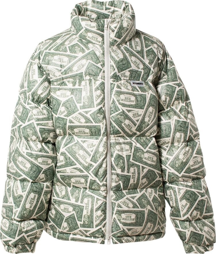 Пуховик Vetements Million Dollar Puffer Jacket 'Million Dollar', зеленый
Пуховик Vetements Million Dollar Puffer Jacket 'Million Dollar', зеленый