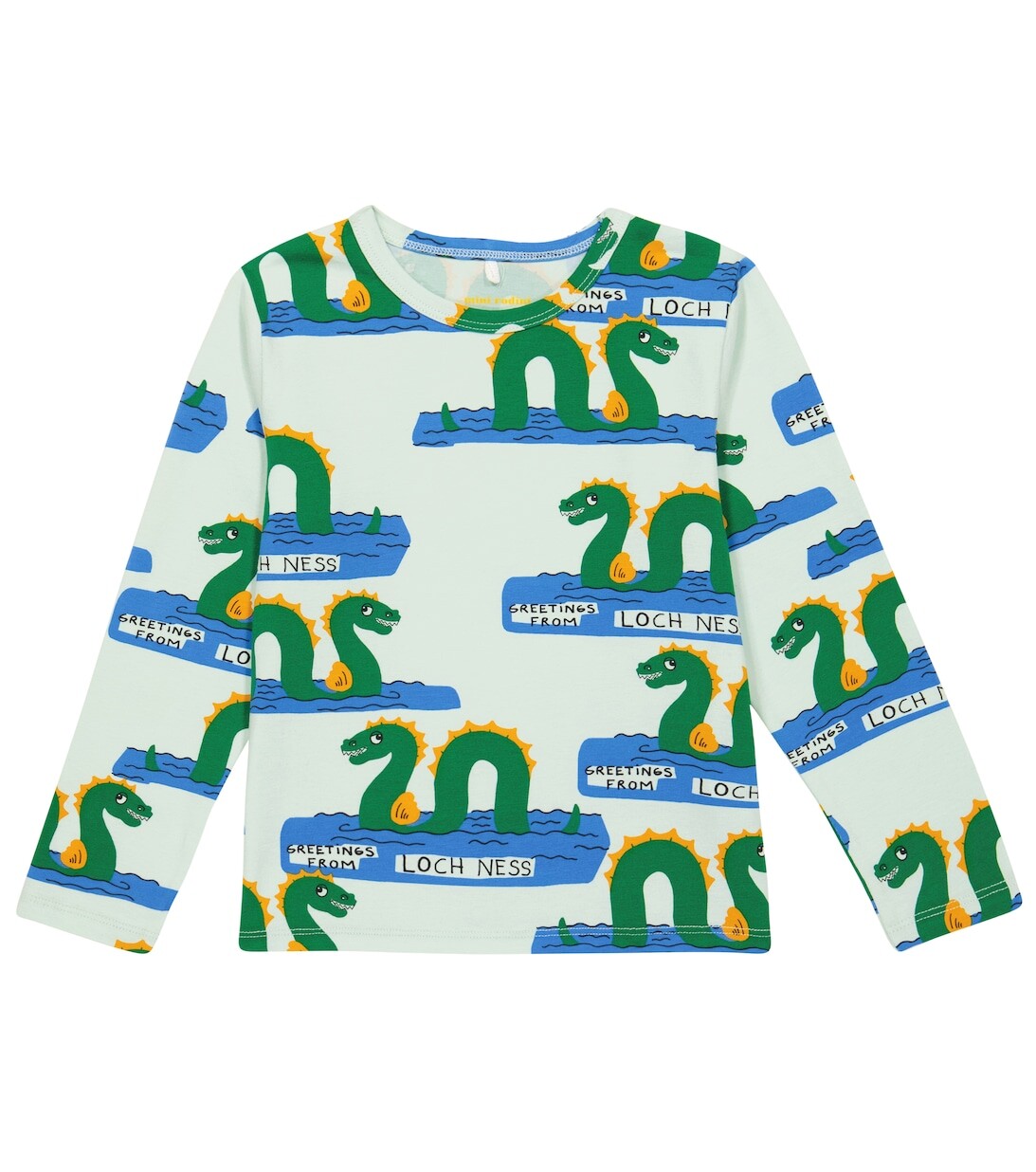 Топ из смесового хлопка с принтом Mini Rodini, зеленый
Топ из смесового хлопка с принтом Mini Rodini, зеленый