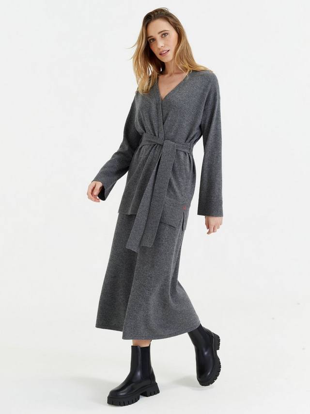 Вязаная юбка миди из шерсти Chinti & Parker, Grey
Вязаная юбка миди из шерсти Chinti & Parker, Grey