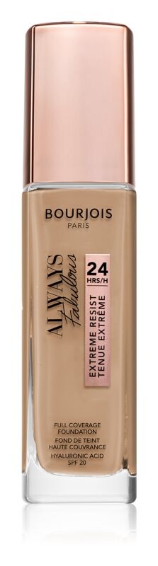 Тональный крем повышенной стойкости SPF 20 Bourjois Always Fabulous, оттенок 210 Vanille 30 мл 
Тональный крем повышенной стойкости SPF 20 Bourjois Always Fabulous, оттенок 210 Vanille 30 мл