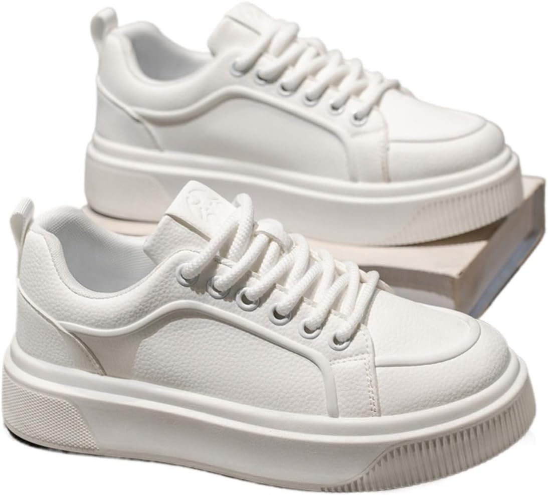 Повседневные кожаные кроссовки на платформе, удобные туфли на шнуровке для повседневной носки, стильный минималистичный дизайн Ctkvbmeoi, белый
Повседневные кожаные кроссовки на платформе, удобные туфли на шнуровке для повседневной носки, стильный минималистичный дизайн Ctkvbmeoi, белый