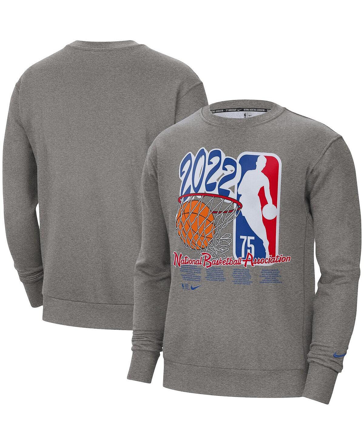 Мужская флисовая толстовка team 31 nba 75th anniversary с меланжевым покрытием серого цвета Nike, мульти
Мужская флисовая толстовка team 31 nba 75th anniversary с меланжевым покрытием серого цвета Nike, мульти