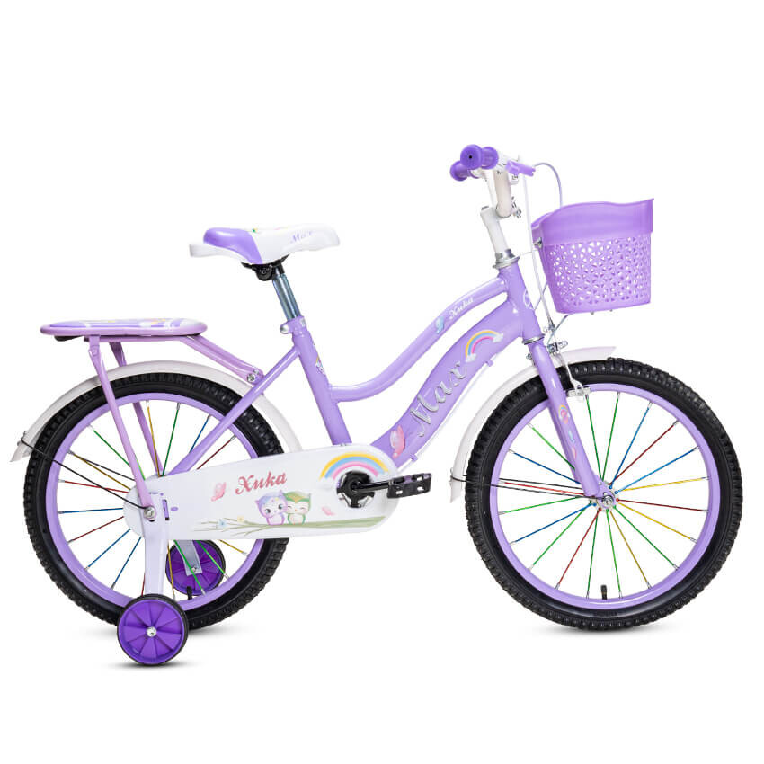 Велосипед детский MAX BIKE Xuka 2 18", сиреневый
Велосипед детский MAX BIKE Xuka 2 18", сиреневый